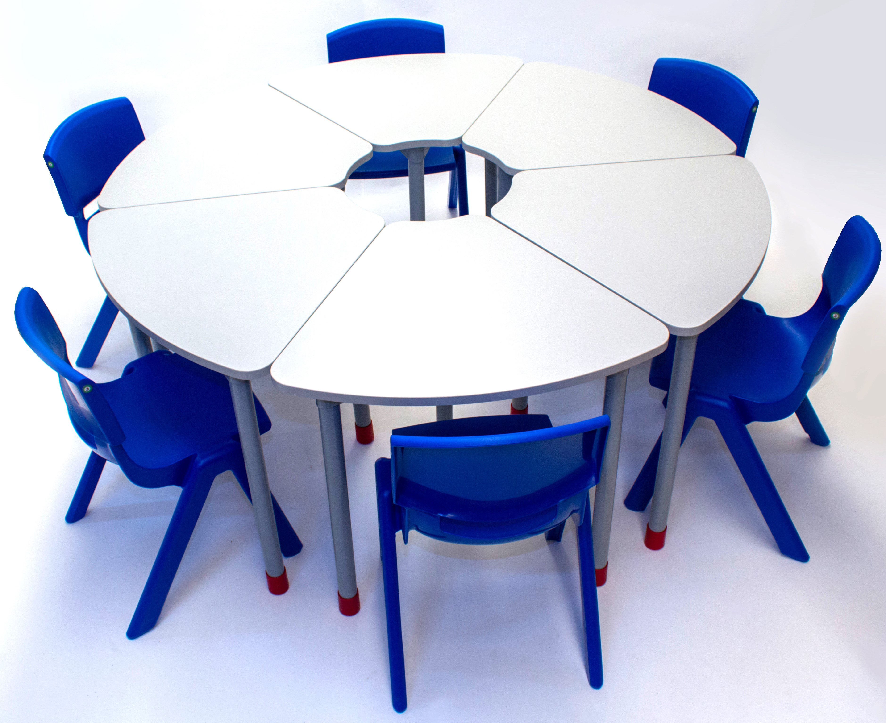 MESA ESCOLAR QUEIJO 80X60 TAMPO, PERNA E PÉ CINZA